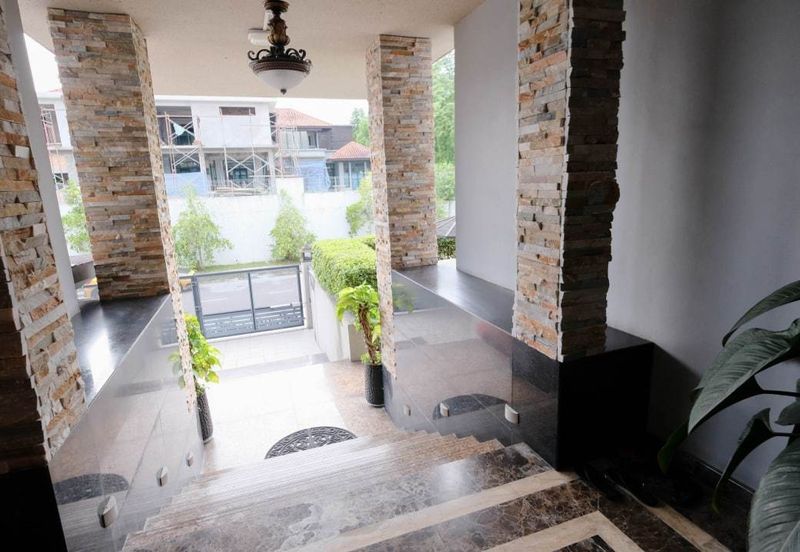 (Freehold, Extend Reno, Big Land Area, 7R8B) Triple Storey Bungalow The Enclave, Bukit Jelutong