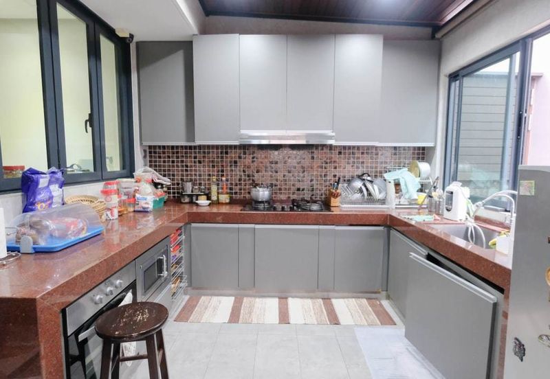 (Freehold, Extend Reno, Big Land Area, 7R8B) Triple Storey Bungalow The Enclave, Bukit Jelutong