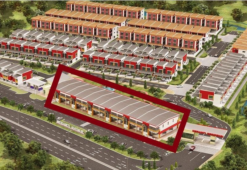 (NEW SHOP, KEDAI BARU, FREEHOLD MALAY RESERVE, MURAH) PULAU MERANTI PUCHONG Free Legal Fee SPA