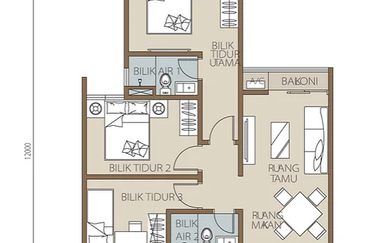 Vista Adesa Residensi Desa Timur