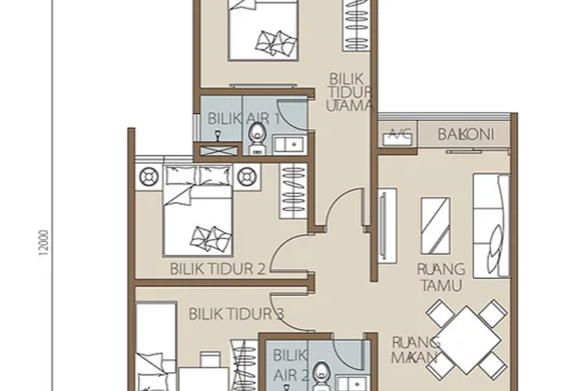 Vista Adesa Residensi Desa Timur