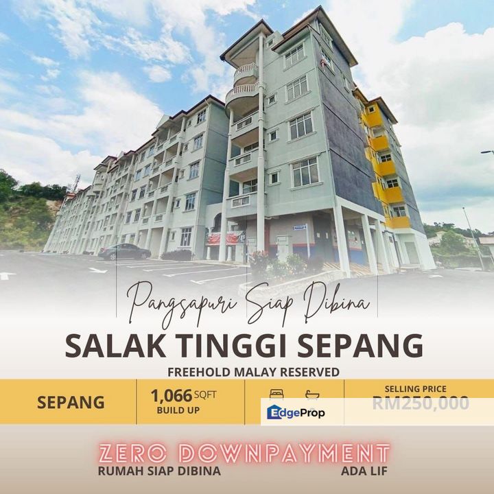 Pangsapuri Cempaka Tmn Salak Maju Sepang Direct Pemaju Murah Free SPA, Selangor, Sepang