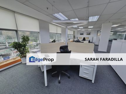 Fully Furnished Office Next to Dang Wangi LRT @ Menara RKT, Kuala Lumpur, KL City