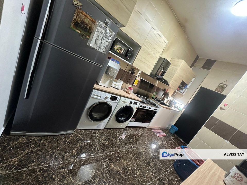 💯😍 Bestari Indah顺福花园双层装修单位❗️Unblock View，面向公园❗️去Tebrau Aeon Ikea仅需12分钟❗️😍💯 , Johor, Ulu Tiram