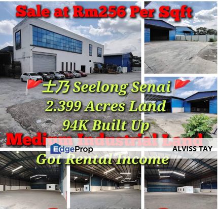 Senai, Kampung Seelong Jaya, Jalan Kempas Lama / Detached Factory Warehouse for Sale , Johor, Senai