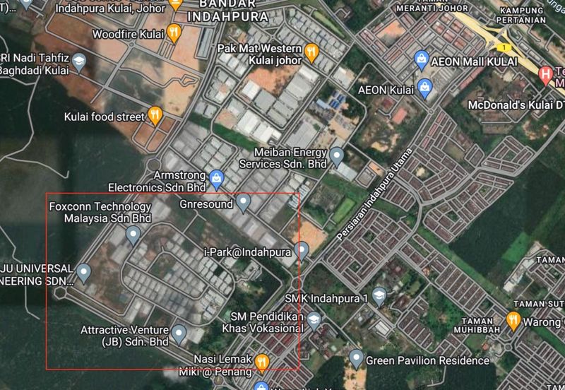 Kulai Indahpura Industrial Park  Detached Factory for Rent  