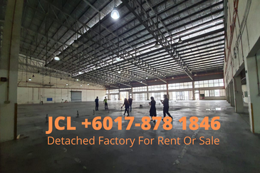 Johor Bahru  Detached Factory w 7,800 Amp BUA 583k