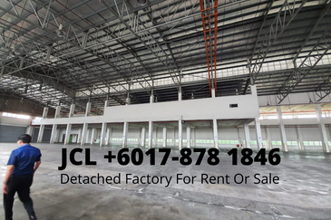 Johor Bahru  Detached Factory w 7,800 Amp BUA 583k