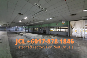 Johor Bahru  Detached Factory w 7,800 Amp BUA 583k