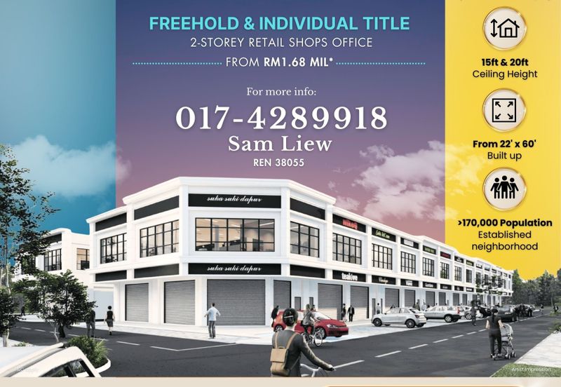 Semenyih 2 Storey Shop Office For Sale-Below Market
