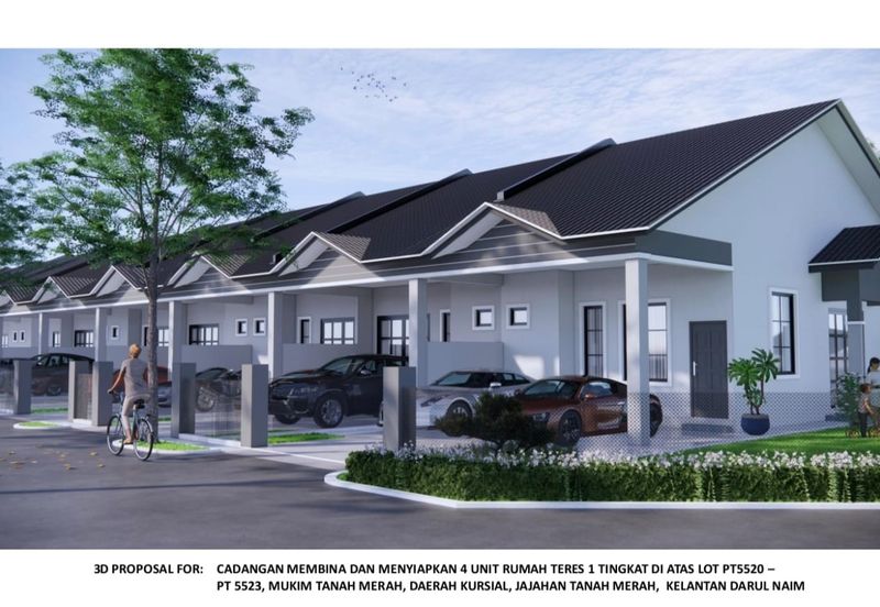 Teres 1 Tingkat Tanah Merah