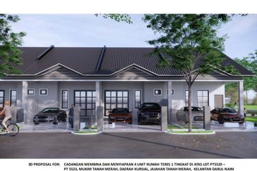 Teres 1 Tingkat Tanah Merah