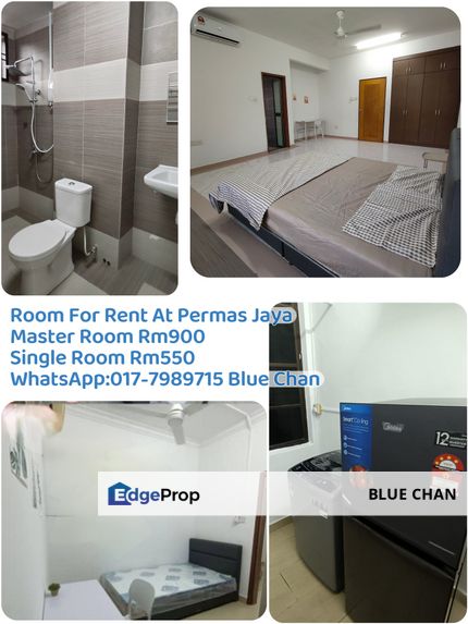Permas Jaya 11 Room For Rent, Fully Furnished , Johor, Permas Jaya/Senibong