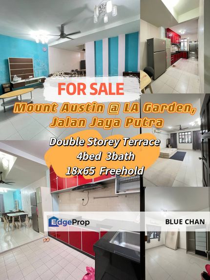 Mount Austin LA Garden 2 Storey Terrace 4bed 3bath, Johor, Johor Bahru