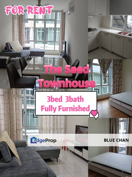 The Seed Townhouse 3bed 3bath Fully Furnished, Johor, Skudai