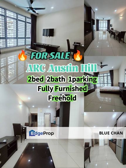 Arc Austin Hill 2bed 2bath 1parking Freehold , Johor, Johor Bahru