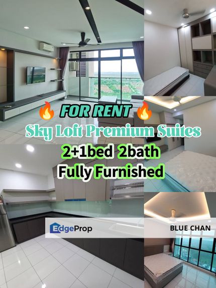 Sky Loft Premium Suites 3bed 2bath Fully Furnish, Johor, Johor Bahru