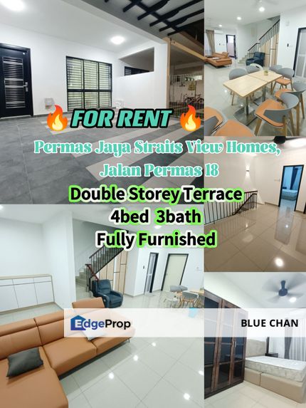 Permas Jaya Straits View Homes 2 Storey Terrace, Johor, Permas Jaya/Senibong