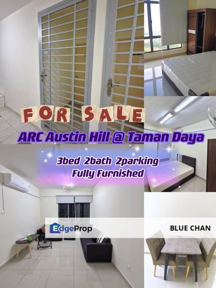 Arc Austin Hill 3bed 2bath Fully Furnished , Johor, Johor Bahru