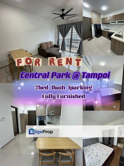 Central Park Tampoi 2bed 1bath Fully Furnished , Johor, Johor Bahru