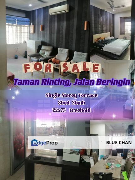 Tmn Rinting Single Storey Terrace 3bed 2bath 22x75, Johor, Masai