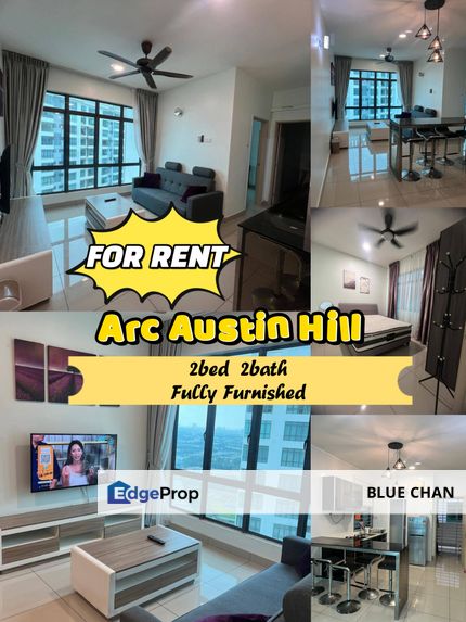 Arc Austin Hill 2bed 2bath Fully Furnished , Johor, Johor Bahru