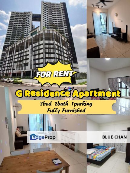 G Residence 2bed 2bath Fully Furnished , Johor, Plentong