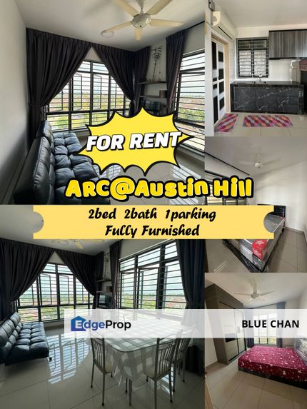 Arc Austin Hill 2bed 2bath Fully Furnished , Johor, Johor Bahru