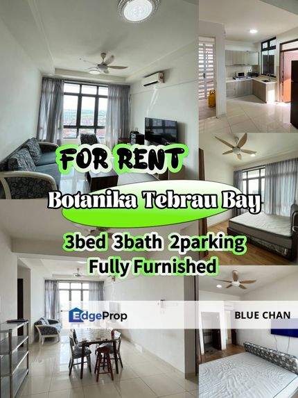 Botanika 3bed 3bath 2parking Fully Furnished, Johor, Johor Bahru