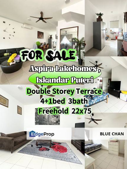 Aspira Lakehomes 2 Storey Terrace 5bed 3bath 22x75, Johor, Gelang Patah