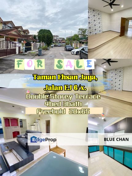 Tmn Ehsan Jaya 2 Storey Terrace 4bed 3bath 20x65, Johor, Johor Bahru