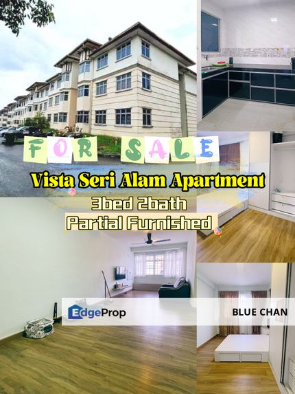 Vista Seri Alam Apartment 3bed 2bath For Sale, Johor, Masai