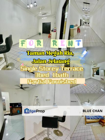 Tmn Megah Ria Single Storey Terrace 3bed 1bath, Johor, Masai