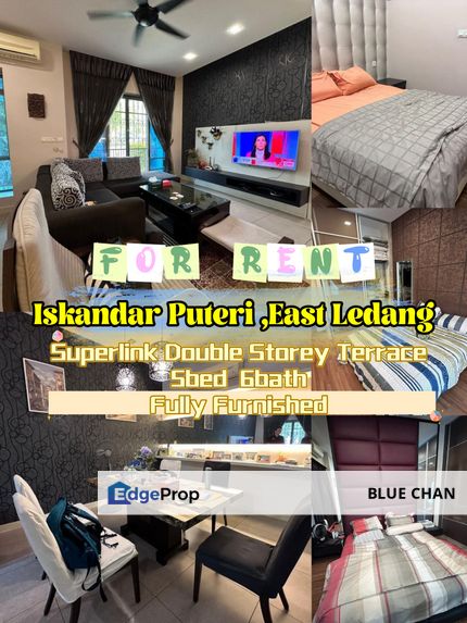 Iskandar Puteri Superlink 2 Storey 5bed 6bath , Johor, Nusajaya