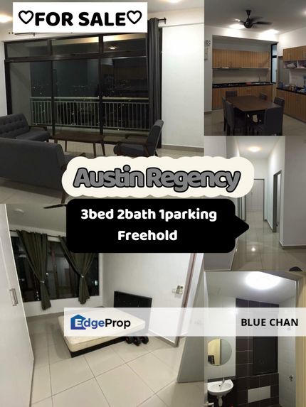 Austin Regency 3bed 2bath Freehold For Sale 450k, Johor, Johor Bahru