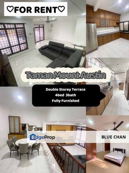 Taman Mount Austin 2 Storey Terrace 4bed 3bath , Johor, Johor Bahru