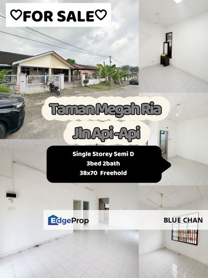 Taman Megah Ria Single Storey Semi D 3bed 2bath, Johor, Masai