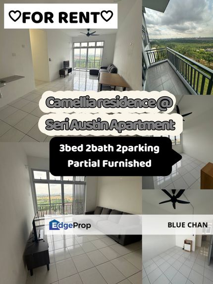 Camellia Residence 3bed 2bath For Rent, Johor, Johor Bahru