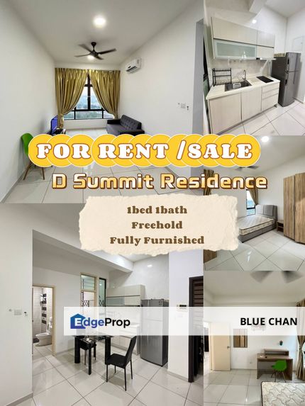 D Summit Residence 1bed 1bath Fully Furnished , Johor, Johor Bahru