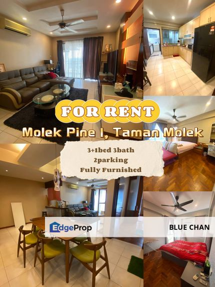 Molek Pine 1 4bed 3bath Fully Furnished For Rent, Johor, Johor Bahru