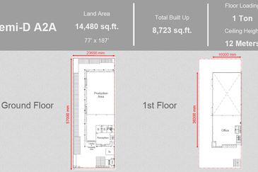 NEW Semi-D Factory Near KLIA | BU 8,723sf LA 14,480sf | FREE SPA & Loan Legal Fees