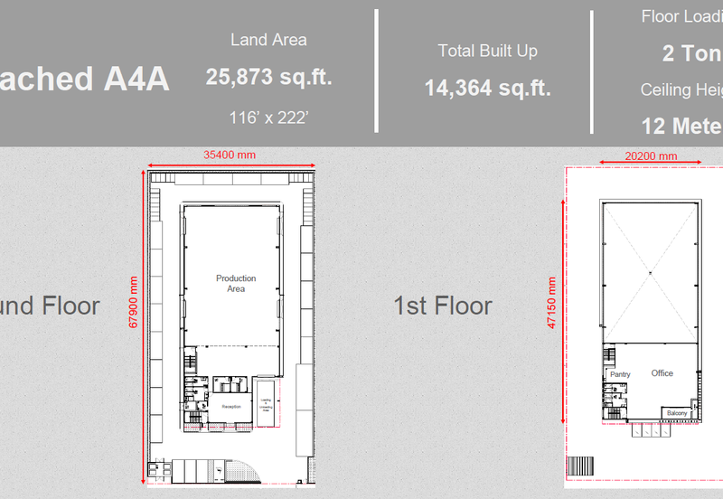 NEW Detach Factory Near KLIA | LA 25,873 BU 14,364sf | FREE MOT + SPA & Loan Legal Fees