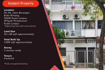 Strategic Commercial Property in Bukit Bintang Instagramable Spot for Sale @ Crazy Price! 🏨💥 