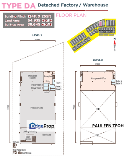 FREEHOLD NEW Detach Factory/Warehouse in Banting | BU 38,645sf LA64,939sf, Selangor, Banting