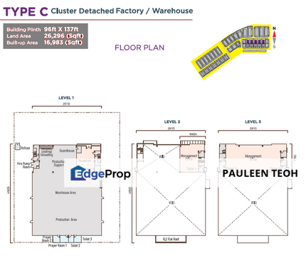 FREEHOLD NEW Semi-D Factory/Warehouse in Banting | BU 16,983sf LA 26,296sf, Selangor, Banting