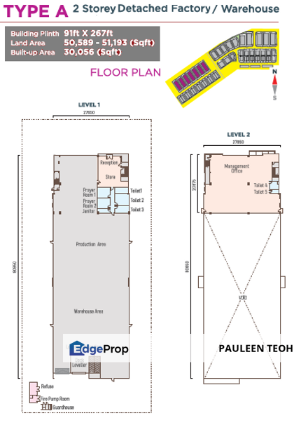 FREEHOLD NEW Detach Factory/Warehouse in Banting | BU 30,056sf LA50,568sf, Selangor, Banting