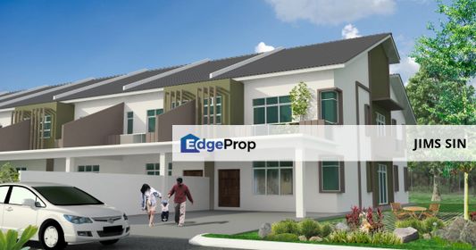 New Freehold 2 Storey Link House 20x70 @ Sg Buloh, Kuala Lumpur, Kepong