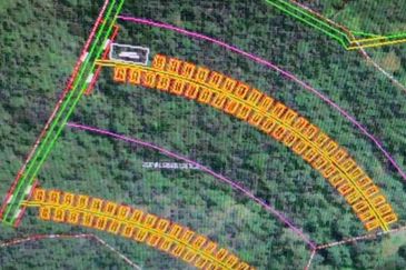 Land for sale in kokol hill with Mount Kinabalu view