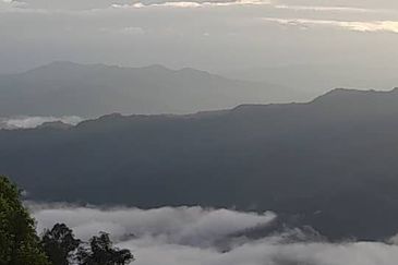 Land for sale in kokol hill with Mount Kinabalu view