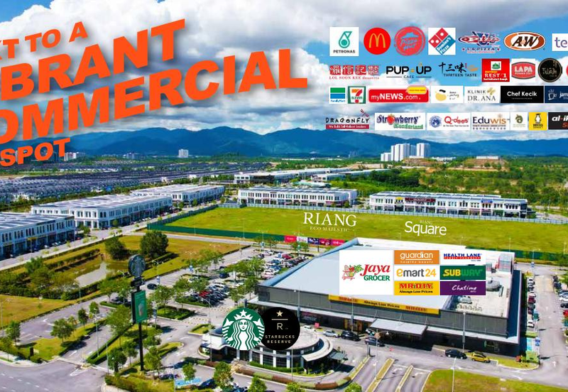 Melodi, Eco Majestic Semenyih, Brighton, Ivoris, Whitten,Silver Square End Lot Shop for SALE